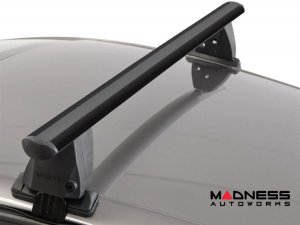 Alfa Romeo Giulia Roof Rack Cross Bars - for models w/o factory roof rails - Black (2017 - 2025) Alfa Romeo Giulia Roof Rack Cross Bars - for models w/o factory roof rails - Black (2017 - 2025)